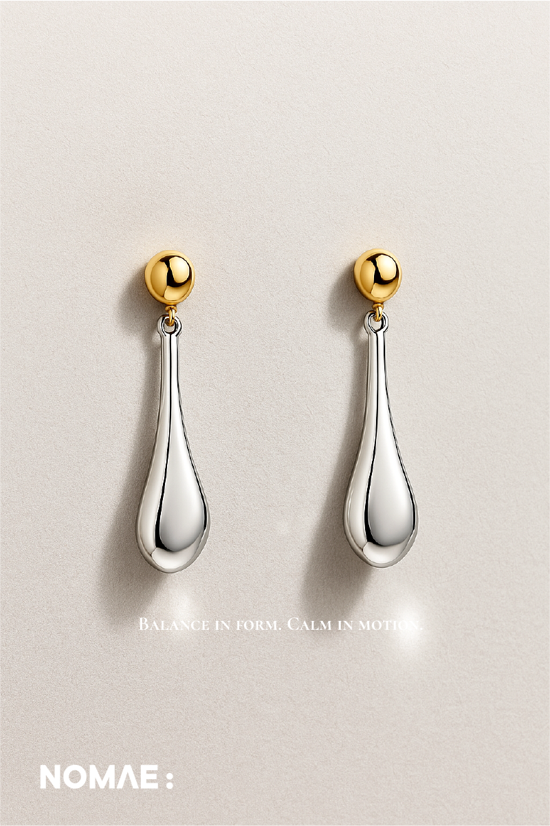 POISE Aira Dual-Tone Earrings